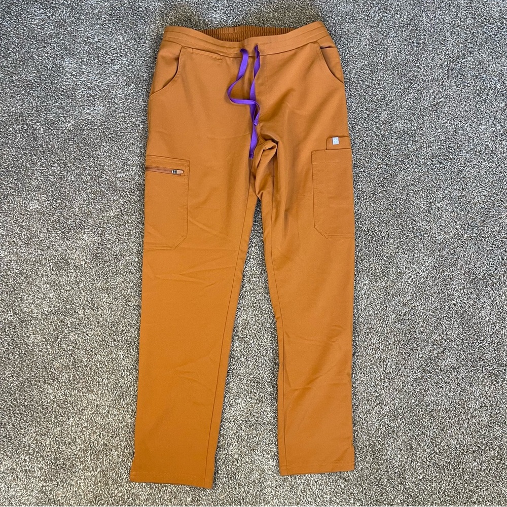 Figs High Waisted Yola Skinny Scrub Pants Atlantic Fall Women’s Size XS Hospital